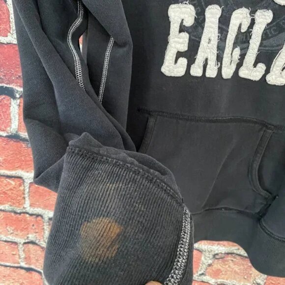 American Eagle Outfitters Hootie Sweater Women Large L Black - Picture 7 of 8